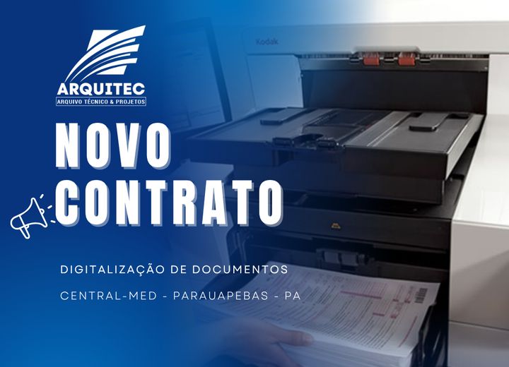 Novo contrato Central-Med Parauapebas — digitalização de documentos
